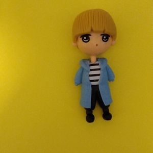 BT21 Doll and a Little Badge